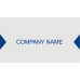 Blue Matte Visiting Card